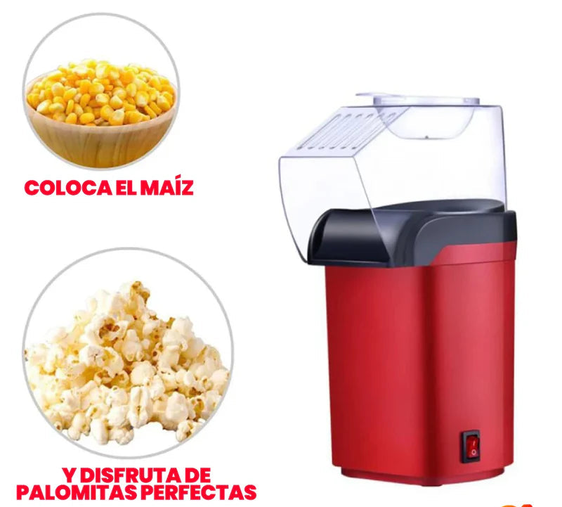 Palomitas listas en minutos sin aceite / maquina de crispetas de aire caliente
