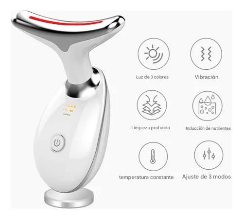 Masajeador Facial y de Cuello 3 en 1 para tu rutina diaria de cuidado