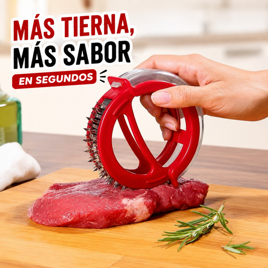 Meat Tenderizer Ablandador manual para carnes /transforma cualquier corte en una carne más tierna, jugosa y llena de sabor