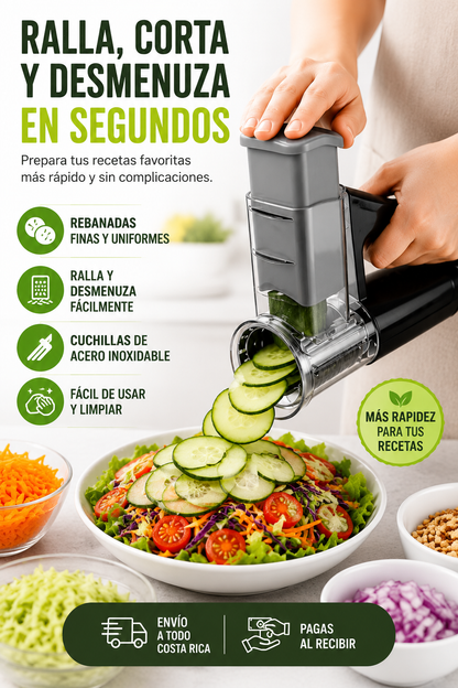 Tu Nuevo Aliado en la Cocina – Corta Más Rápido y Sin Esfuerzo / Cortador Multifuncional 5 en 1