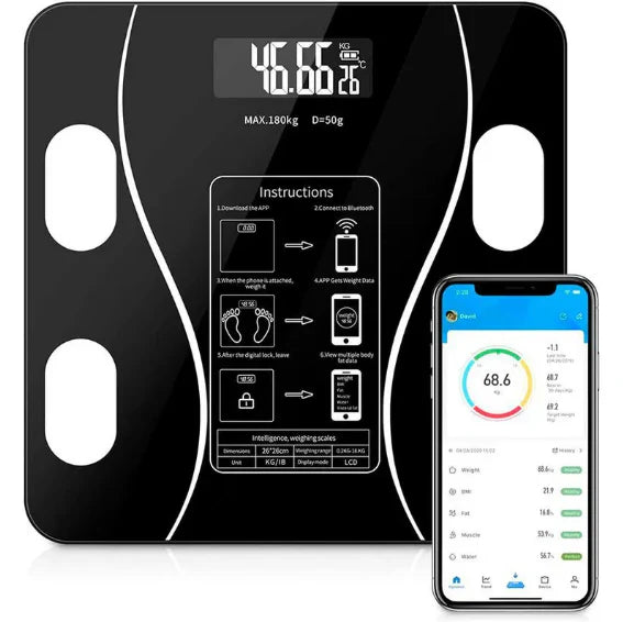 Deja de adivinar tu progreso y empieza a entender tu cuerpo / BÁSCULA DIGITAL INTELIGENTE