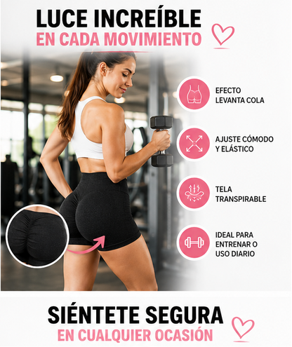 Realza tu Figura al Instante 🍑 Short Push Up Levanta Cola PACK X 2🔥