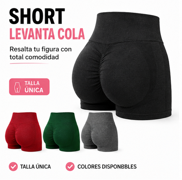 Realza tu Figura al Instante 🍑 Short Push Up Levanta Cola PACK X 2🔥
