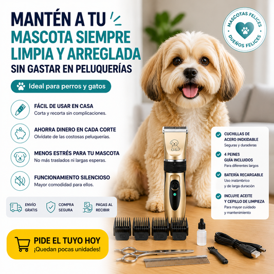 Kit de peluquería mascotas / Pocas unidades