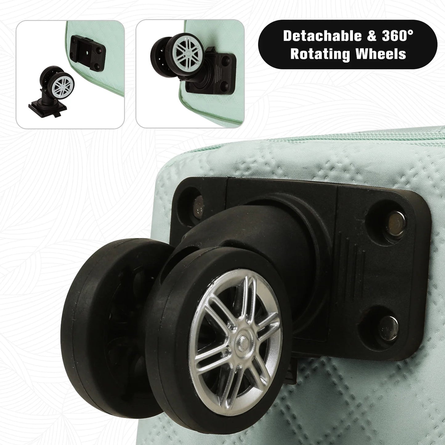 Bolso Expandible 3 niveles Incluye 4 ruedas removibles