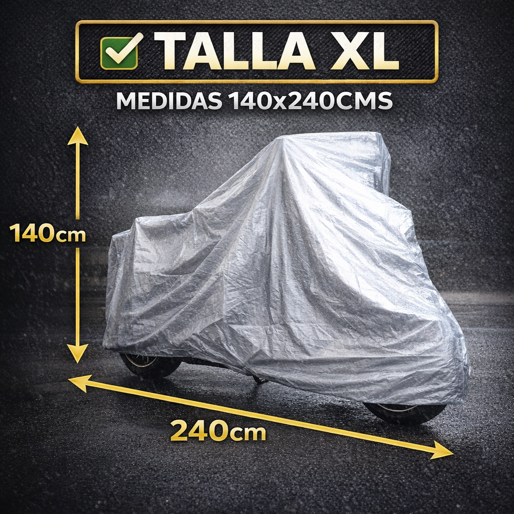 Protege tu moto del sol, lluvia y polvo en segundos 🚨 Cobertor Impermeable de Alta Resistencia para Moto
