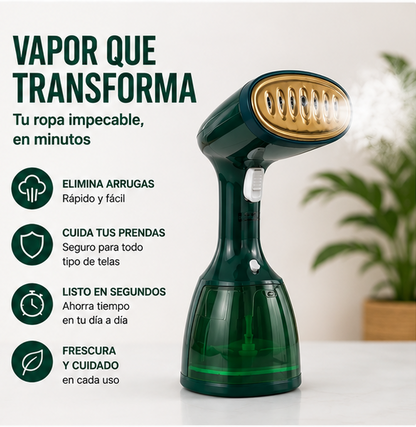 💨 Vaporizador de Ropa – Arrugas Eliminadas en Minutos ⏱️ Tu ropa impecable al instante