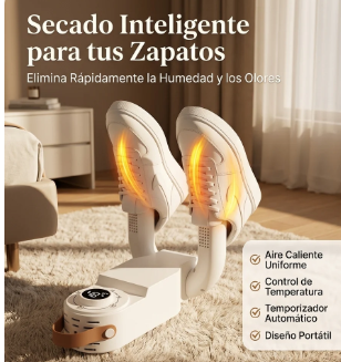 🥾 Secador eléctrico para calzado / rápido, sin humedad ni malos olores ⭐