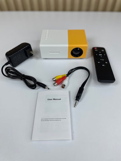 Convierte cualquier pared en un cine en segundos 🍿 Mini Proyector LCD Portátil