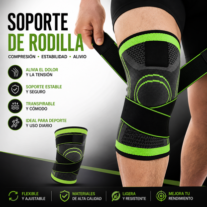 Camina, Trabaja, Entrena y Olvídate del Dolor / Rodilleras Ortopédicas con Bandas