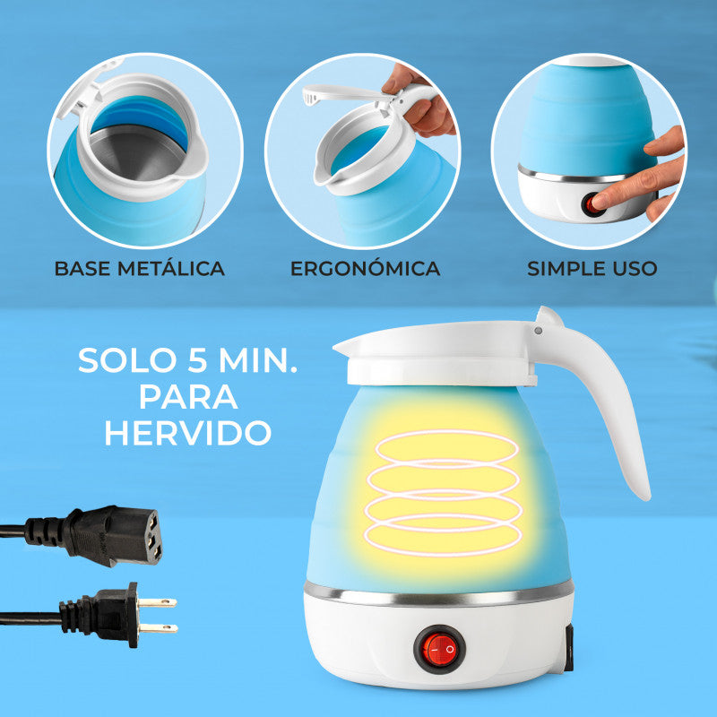 TETERA PLEGABLE / Agua caliente en minutos, estés donde estés