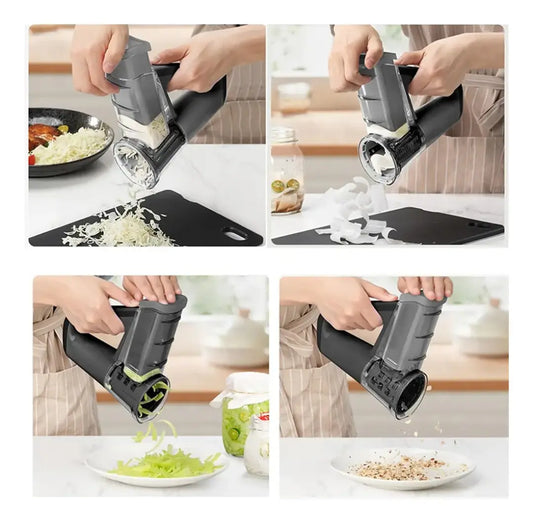 Tu Nuevo Aliado en la Cocina – Corta Más Rápido y Sin Esfuerzo / Cortador Multifuncional 5 en 1