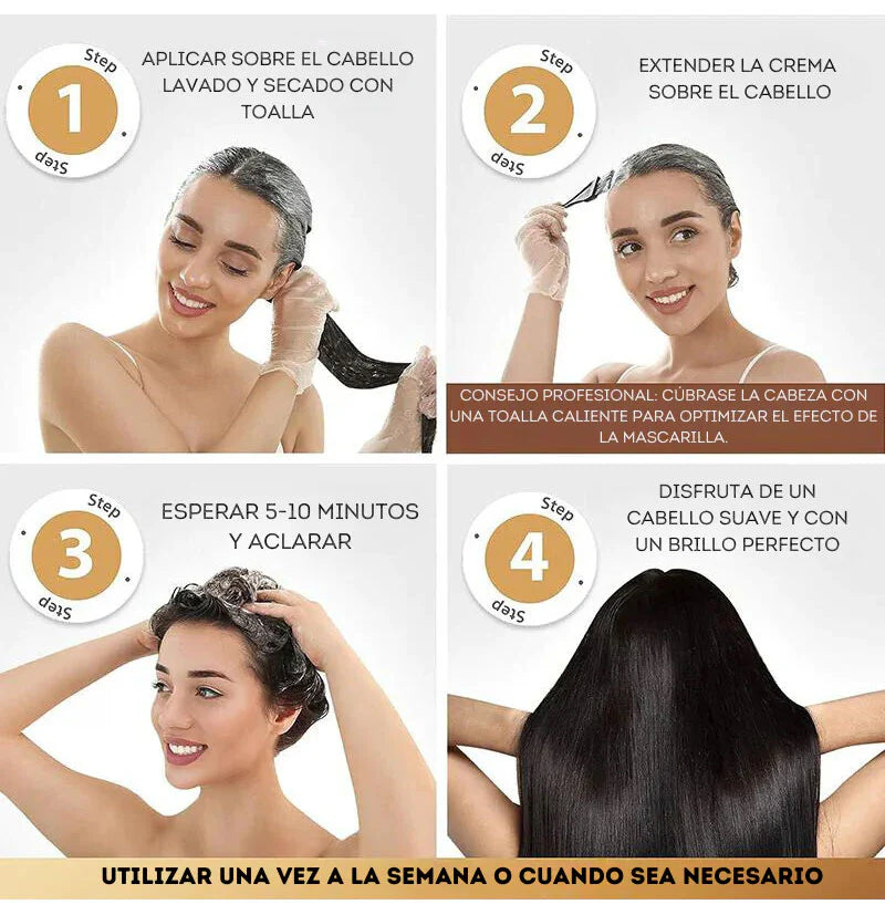 Karseell Nutrición pura, brillo real / Mascarilla capilar