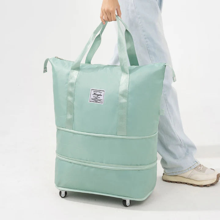 Bolso Expandible 3 niveles Incluye 4 ruedas removibles